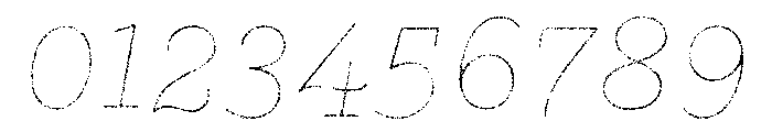 Gist Rough Bold Line Font OTHER CHARS