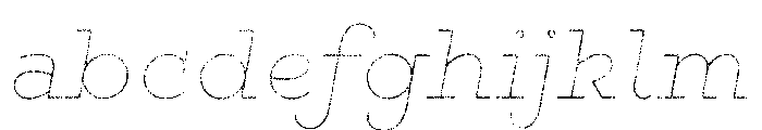 Gist Rough Bold Line FONT