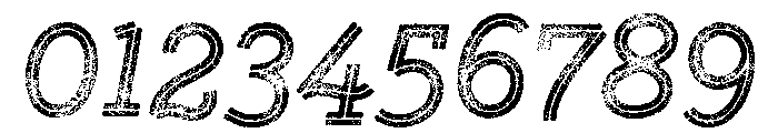 Gist Rough Bold Three Font OTHER CHARS