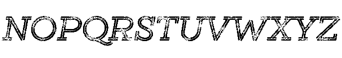 Gist Rough Bold Three Font UPPERCASE