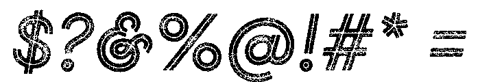 Gist Rough Bold Two Font OTHER CHARS