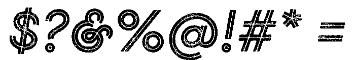 Gist Rough Bold Font OTHER CHARS