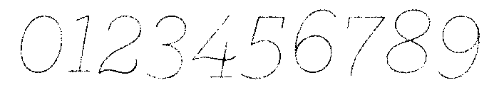 Gist Rough Light Line Font OTHER CHARS