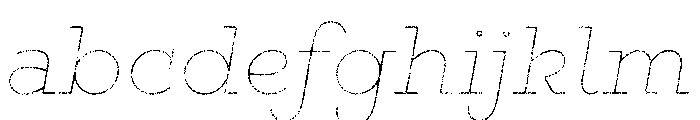 Gist Rough Light Line FONT
