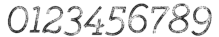 Gist Rough Light Three Font OTHER CHARS
