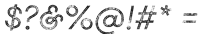 Gist Rough Light Three Font OTHER CHARS
