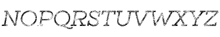 Gist Rough Light Three Font UPPERCASE