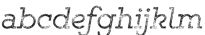 Gist Rough Light Three FONT