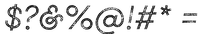 Gist Rough Light Two Font OTHER CHARS