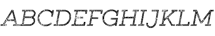 Gist Rough Light Two Font UPPERCASE