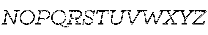 Gist Rough Light Two Font UPPERCASE