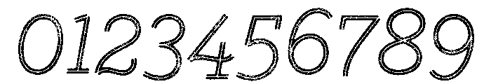 Gist Rough Light Font OTHER CHARS