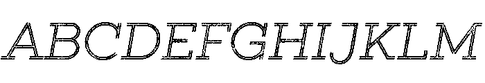 Gist Rough Light Font UPPERCASE