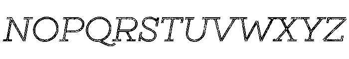 Gist Rough Light Font UPPERCASE