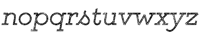 Gist Rough Light Font LOWERCASE