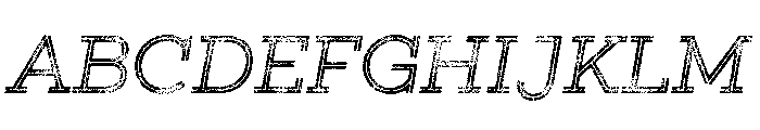 Gist Rough Regular Three Font UPPERCASE