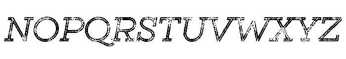 Gist Rough Regular Three Font UPPERCASE