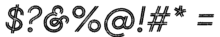 Gist Rough Regular Font OTHER CHARS