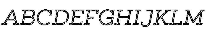 Gist Rough Regular Font UPPERCASE