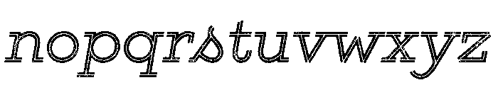 Gist Rough Regular Font LOWERCASE