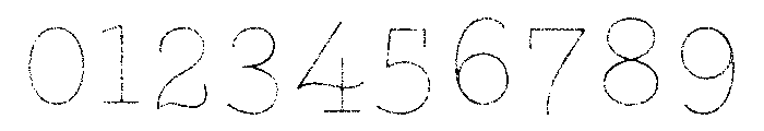 Gist Rough Upright Black Line Font OTHER CHARS