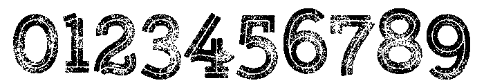 Gist Rough Upright Black Three Font OTHER CHARS
