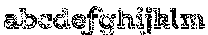 Gist Rough Upright Black Three FONT