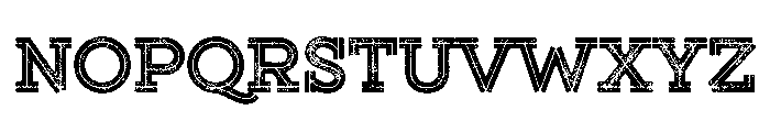 Gist Rough Upright Black Two Font UPPERCASE