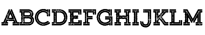 Gist Rough Upright Black Font UPPERCASE