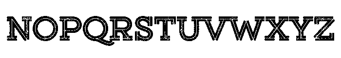 Gist Rough Upright Black Font UPPERCASE