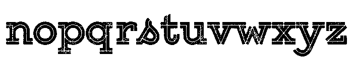 Gist Rough Upright Black Font LOWERCASE