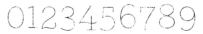 Gist Rough Upright Bold Line Font OTHER CHARS