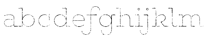 Gist Rough Upright Bold Line FONT