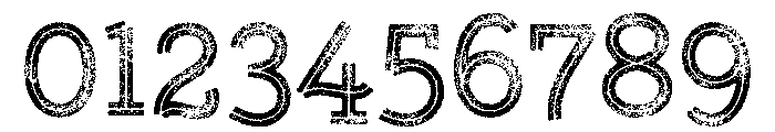 Gist Rough Upright Bold Three Font OTHER CHARS