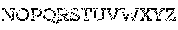 Gist Rough Upright Bold Three Font UPPERCASE