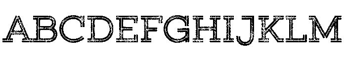 Gist Rough Upright Bold Two Font UPPERCASE
