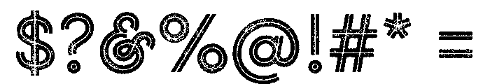 Gist Rough Upright Bold Font OTHER CHARS