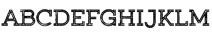 Gist Rough Upright Bold Font UPPERCASE