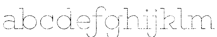 Gist Rough Upright Light Line FONT