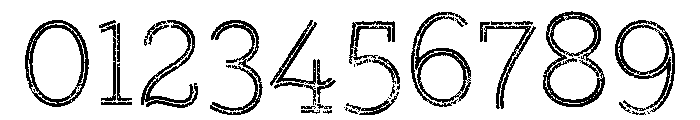 Gist Rough Upright Light Two Font OTHER CHARS
