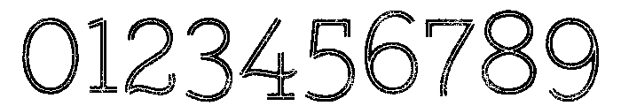 Gist Rough Upright Light Font OTHER CHARS