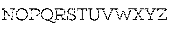 Gist Rough Upright Light Font UPPERCASE