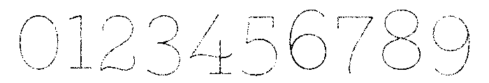 Gist Rough Upright Regular Line Font OTHER CHARS