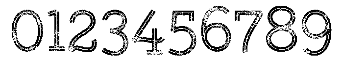Gist Rough Upright Regular Three Font OTHER CHARS