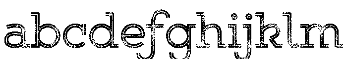Gist Rough Upright Regular Three FONT