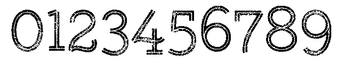 Gist Rough Upright Regular Two Font OTHER CHARS