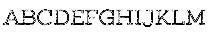 Gist Rough Upright Regular Two Font UPPERCASE