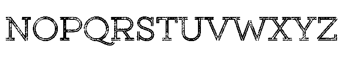 Gist Rough Upright Regular Two Font UPPERCASE