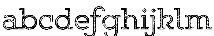 Gist Rough Upright Regular Two FONT