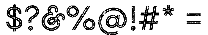 Gist Rough Upright Regular Font OTHER CHARS